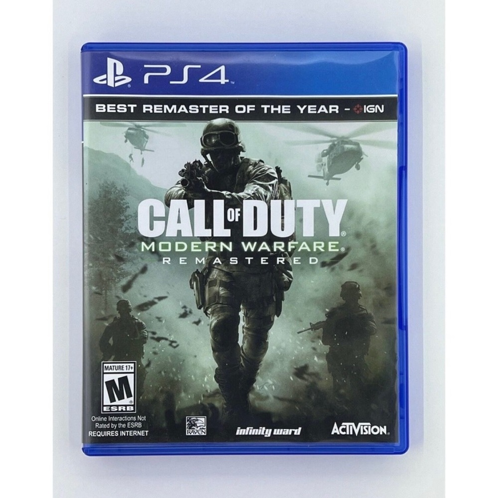 Call of duty modern warfare remastered PlayStation 4 PS4